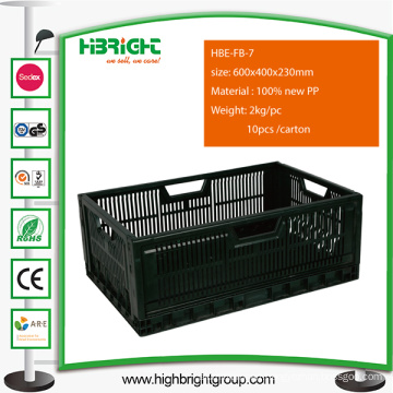 Plastic Foldable Collapsible Vegetable and Fruit Crate